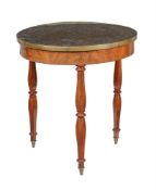 A FRENCH MAHOGANY GUERIDON TABLE