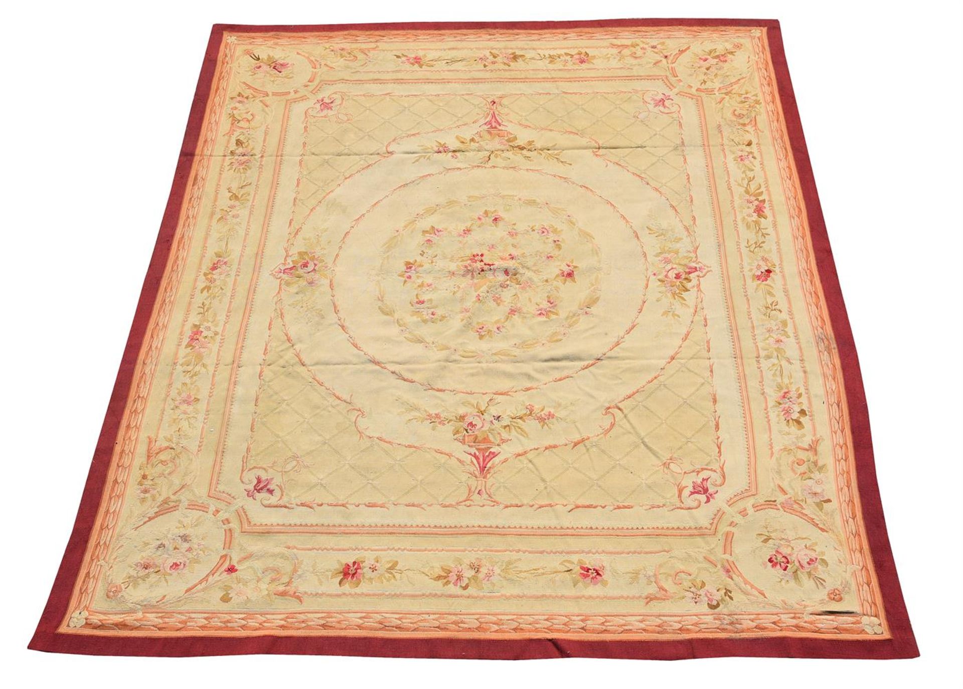 A FRENCH AUBUSSON RUG