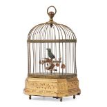 A BIRDCAGE AUTOMATON, LATE 19TH CENTURY