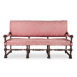 AN OAK SOFA IN ITALIAN TASTE, 19TH CENTURY