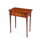 A DUTCH MARQUETRY SIDE TABLE, LATE 18TH CENTURY