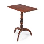 A MAHOGANY RECTANGLUAR OCCASIONAL TABLE, CIRCA 1820