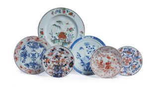 A SELECTION OF MOSTLY CHINESE EXPORT PLATES, 18TH AND 19TH CENTURY
