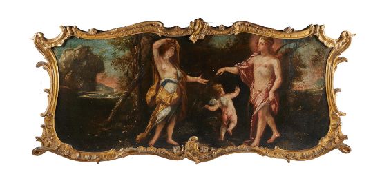 NORTH ITALIAN SCHOOL (18TH CENTURY), APOLLO AND A NYMPH TRANSFIXED BY AN ARROW; AND APOLLO AND