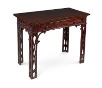 A GEORGE III MAHOGANY SIDE TABLE, CIRCA 1800