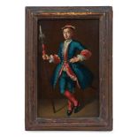 NORTH ITALIAN SCHOOL (18TH CENTURY), A FOOTMAN WITH A PIKE