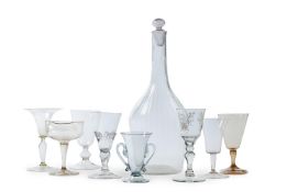 A SELECTION OF CONTINENTAL DRINKING GLASS, MOSTLY 18TH & 19TH CENTURY
