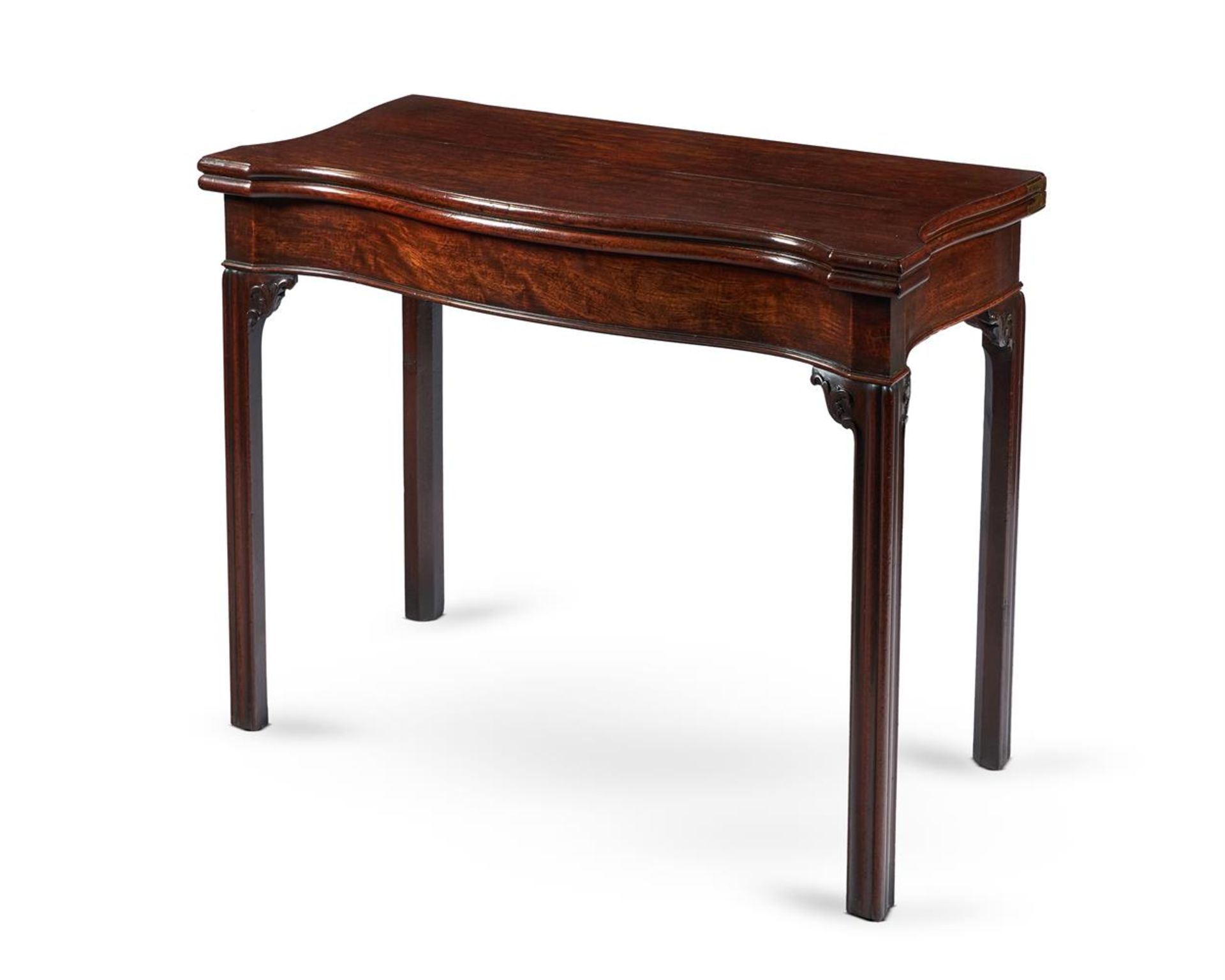 A GEORGE III MAHOGANY CARD TABLE, CIRCA 1780 - Image 2 of 9