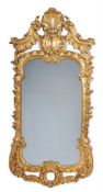 A PAIR OF GEORGE III GILTWOOD MIRRORS IN THE MANNER OF MATTHIAS LOCK, CIRCA 1750