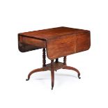 A REGENCY MAHOGANY PEMBROKE TABLE