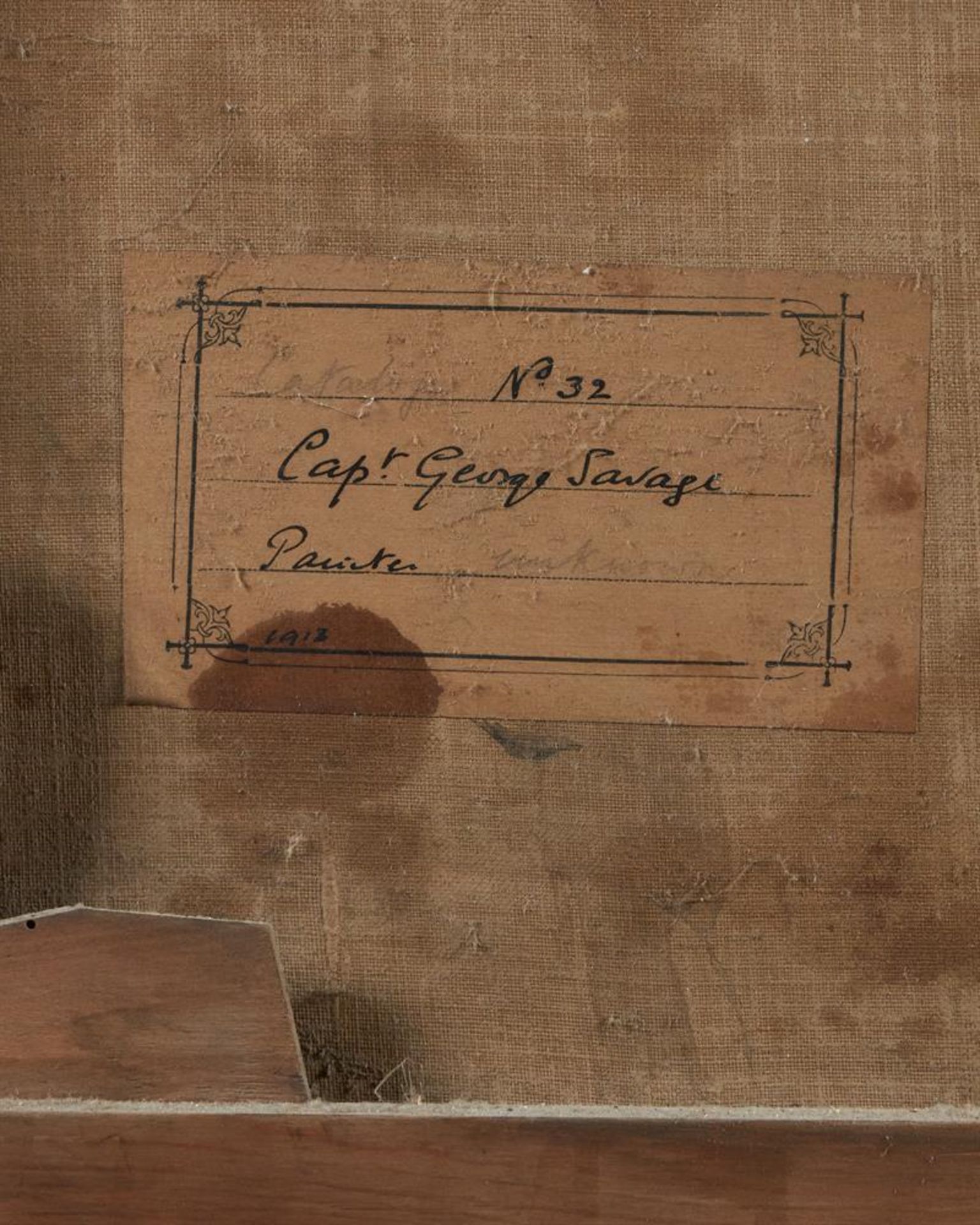 ENGLISH SCHOOL (CIRCA 1740), PORTRAIT OF REV. THOMAS SAVAGE - Image 3 of 5