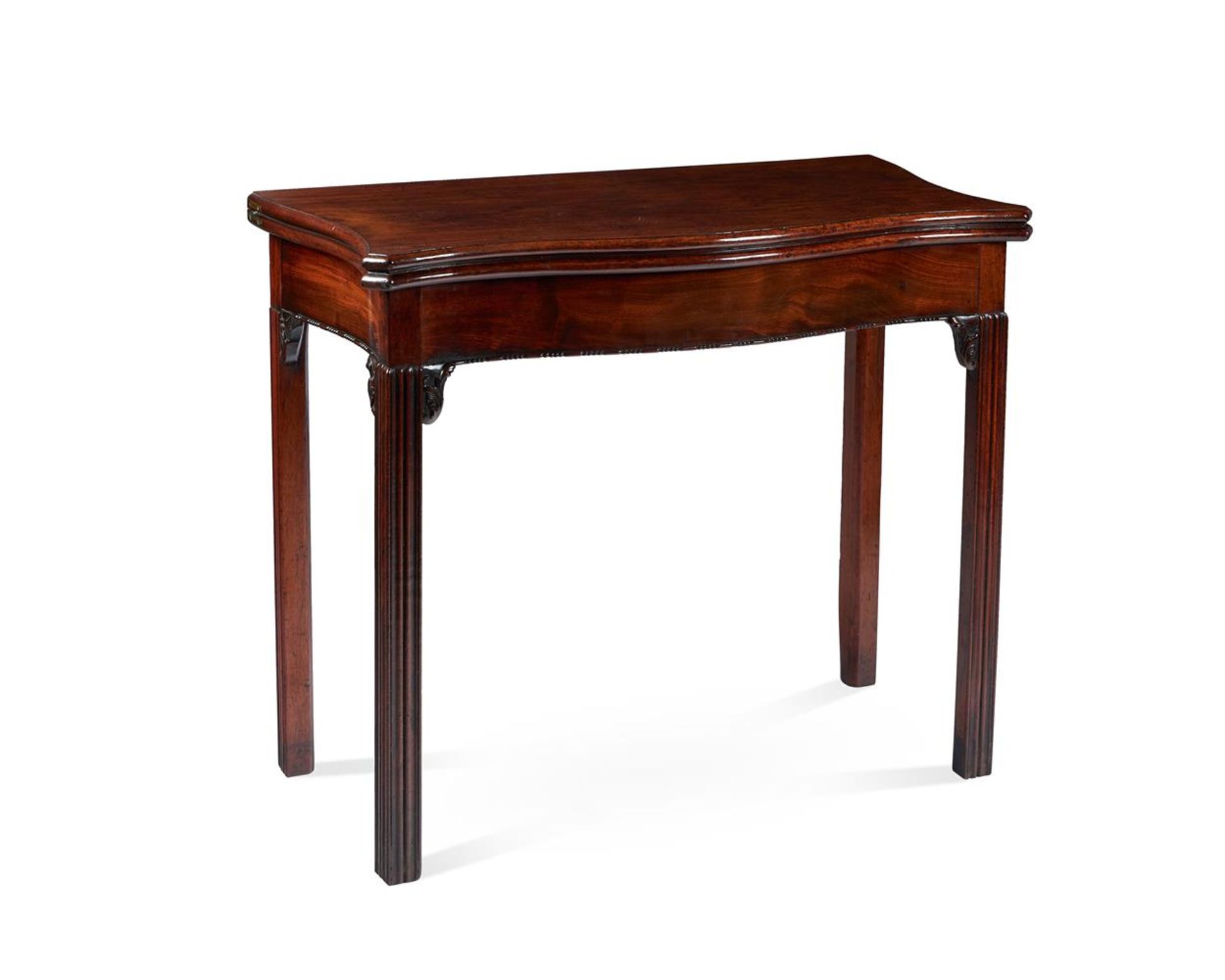 A GEORGE III MAHOGANY CARD TABLE, CIRCA 1780 - Image 2 of 7