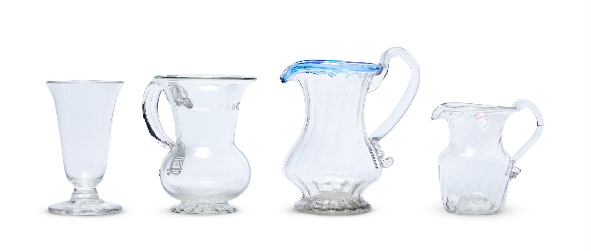 A SELECTION OF ENGLISH DOMESTIC GLASSLATE, 18TH AND 19TH CENTURY