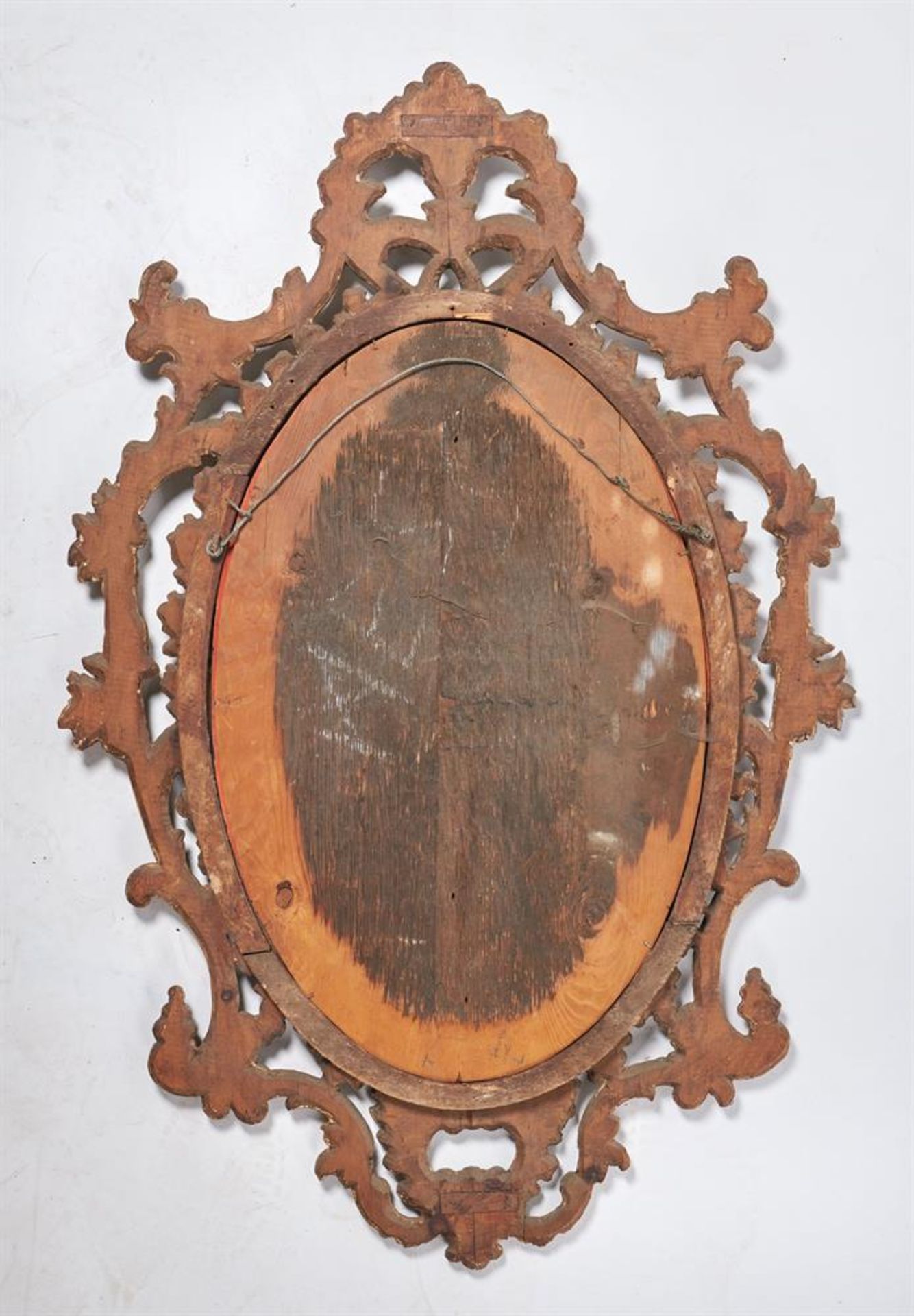 A PAIR OF CARVED GILTWOOD MIRRORS IN GEORGE III STYLE, 19TH CENTURY - Image 4 of 4