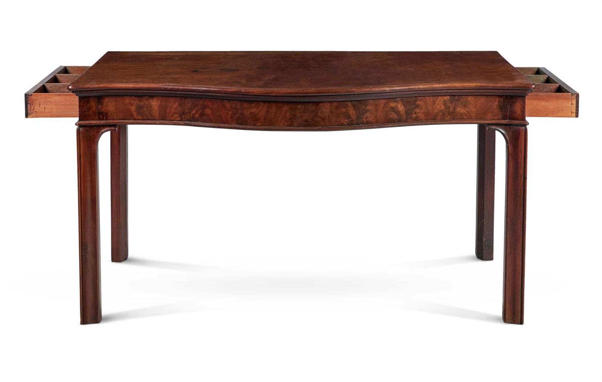 A GEORGE III MAHOGANY SIDE TABLE - Image 2 of 5