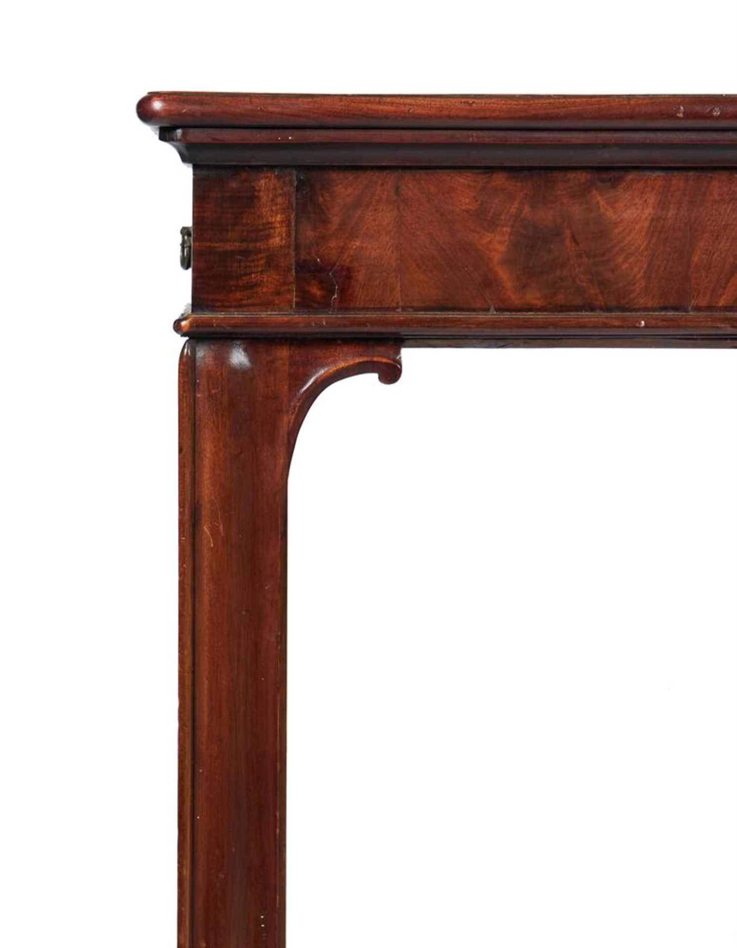 A GEORGE III MAHOGANY SIDE TABLE - Image 5 of 5