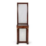 Y A REGENCY ROSEWOOD AND GILT METAL MOUNTED SIDE CABINET OR HALL CABINET