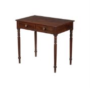 A REGENCY MAHOGANY SIDE TABLE