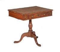 A MAHOGANY PEDESTAL DRAUGHTSMAN'S OR ARCHITECT'S TABLE