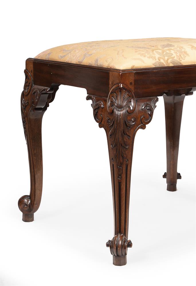 A MAHOGANY STOOL IN GEORGE III STYLE - Image 2 of 2