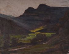FREDERIC YATES (BRITISH 1854-1919), A MOUNTAINOUS LANDSCAPE