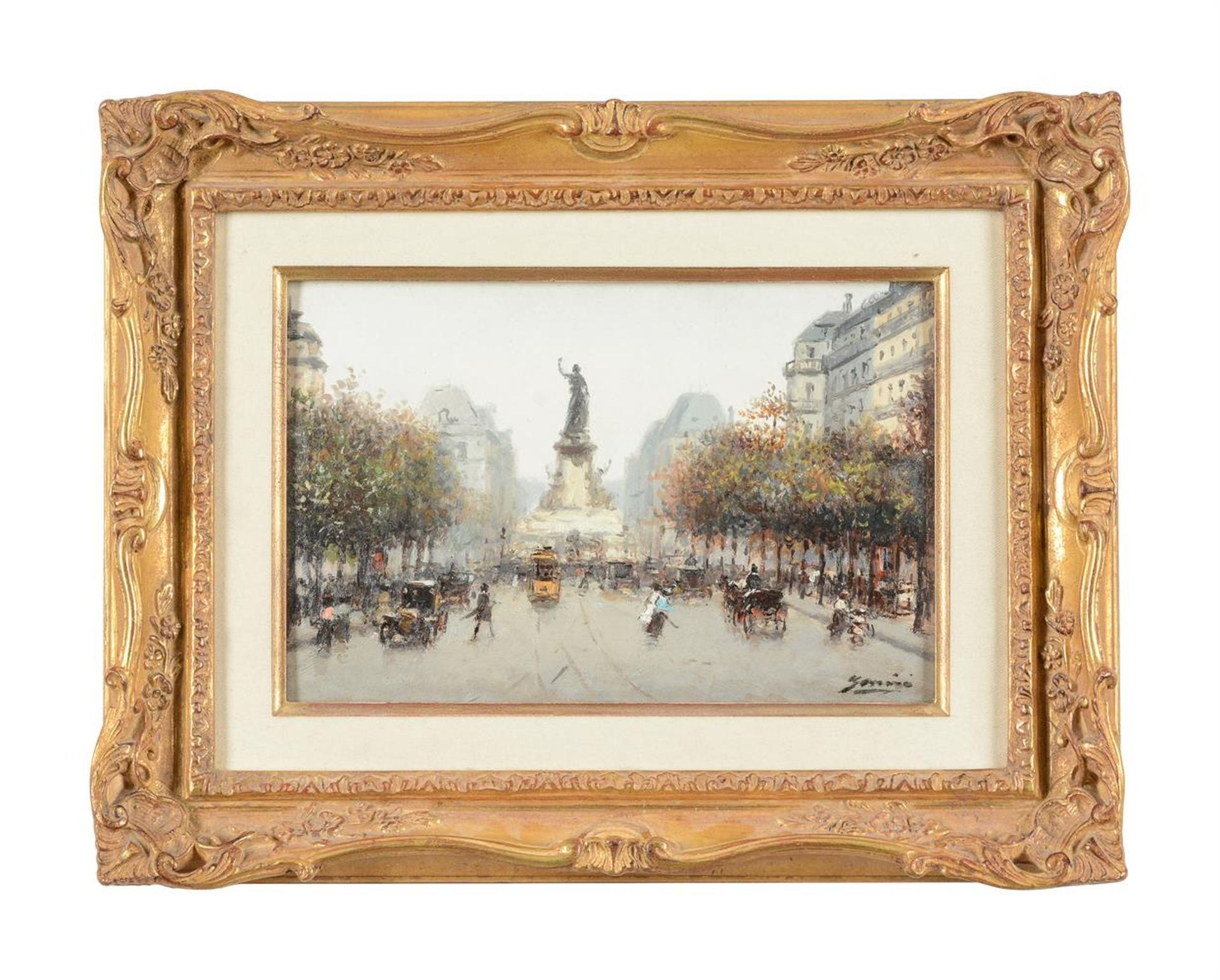 λ JOAQUIN SUNYER Y MIRO (SPANISH 1875-1956), LA PLACE DE LA REPUBLIQUE, PARIS - Image 2 of 3