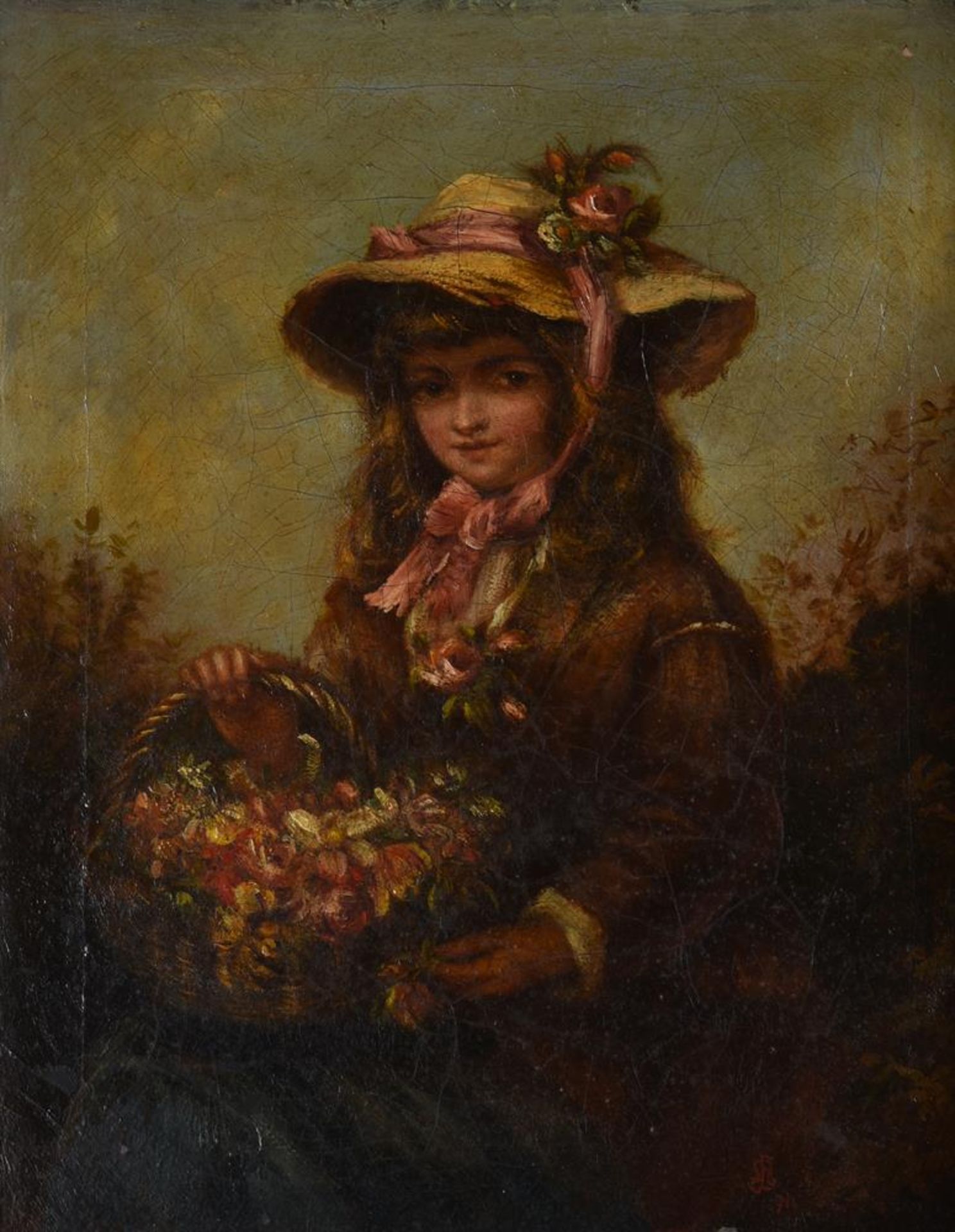 MANNER OF JOHN EVERETT MILLAIS, THE FLOWER GIRL