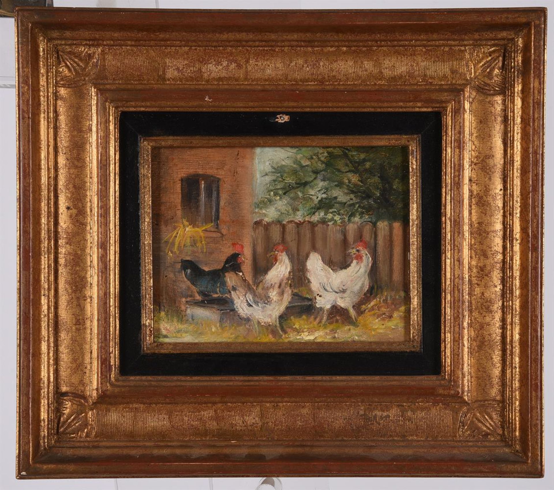 λ JEAN-FREDERIQUE KRINE (FRENCH 20TH CENTURY), LES POULES - Bild 2 aus 3