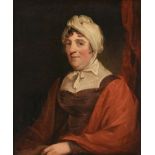 BRITISH SCHOOL (19TH CENTURY), PORTRAIT OF A LADY WITH A RED SHAWL