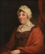 BRITISH SCHOOL (19TH CENTURY), PORTRAIT OF A LADY WITH A RED SHAWL