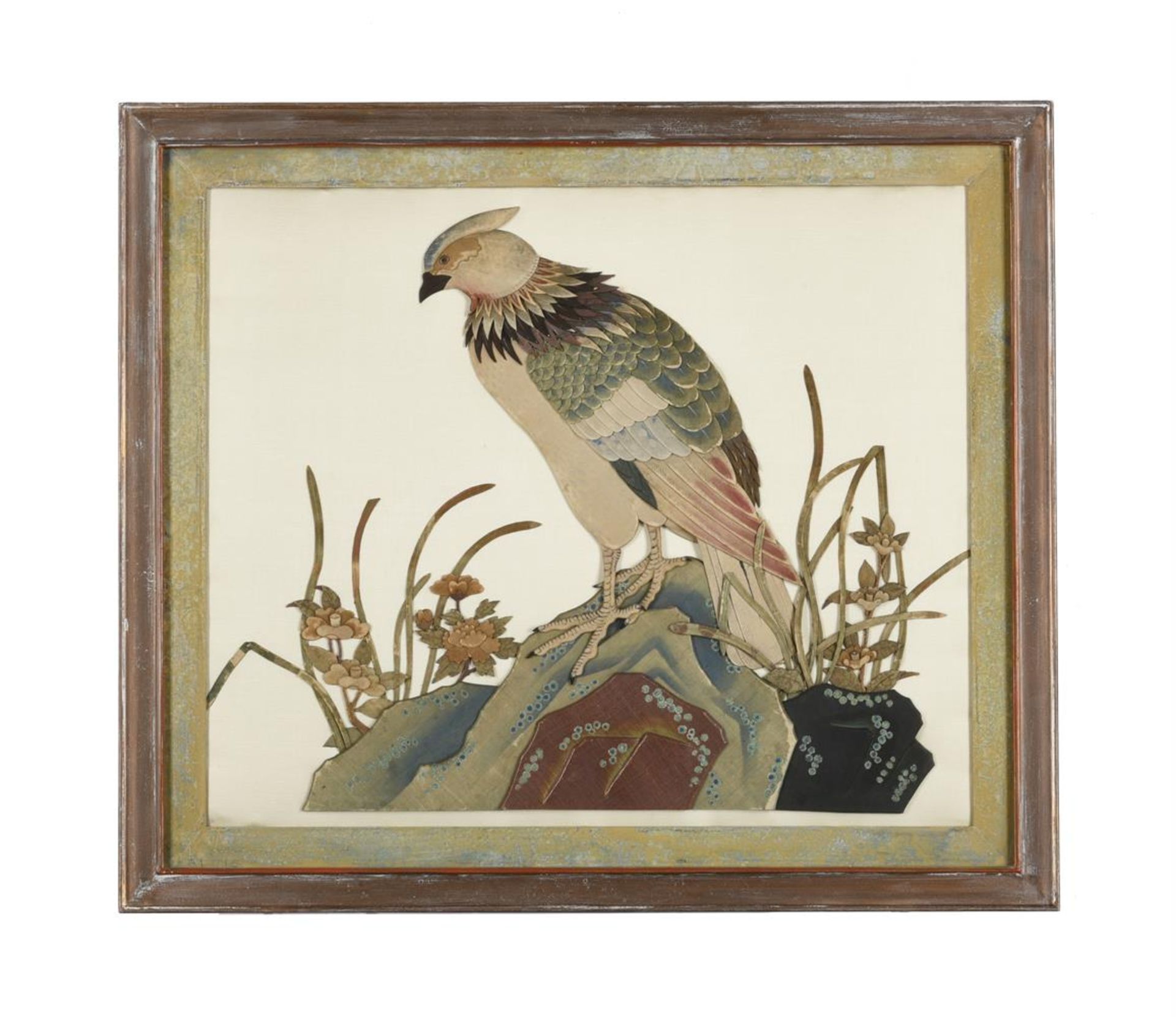 A PAIR OF MIXED MEDIA PICTURES OF BIRDS (20TH CENTURY) - Image 2 of 7