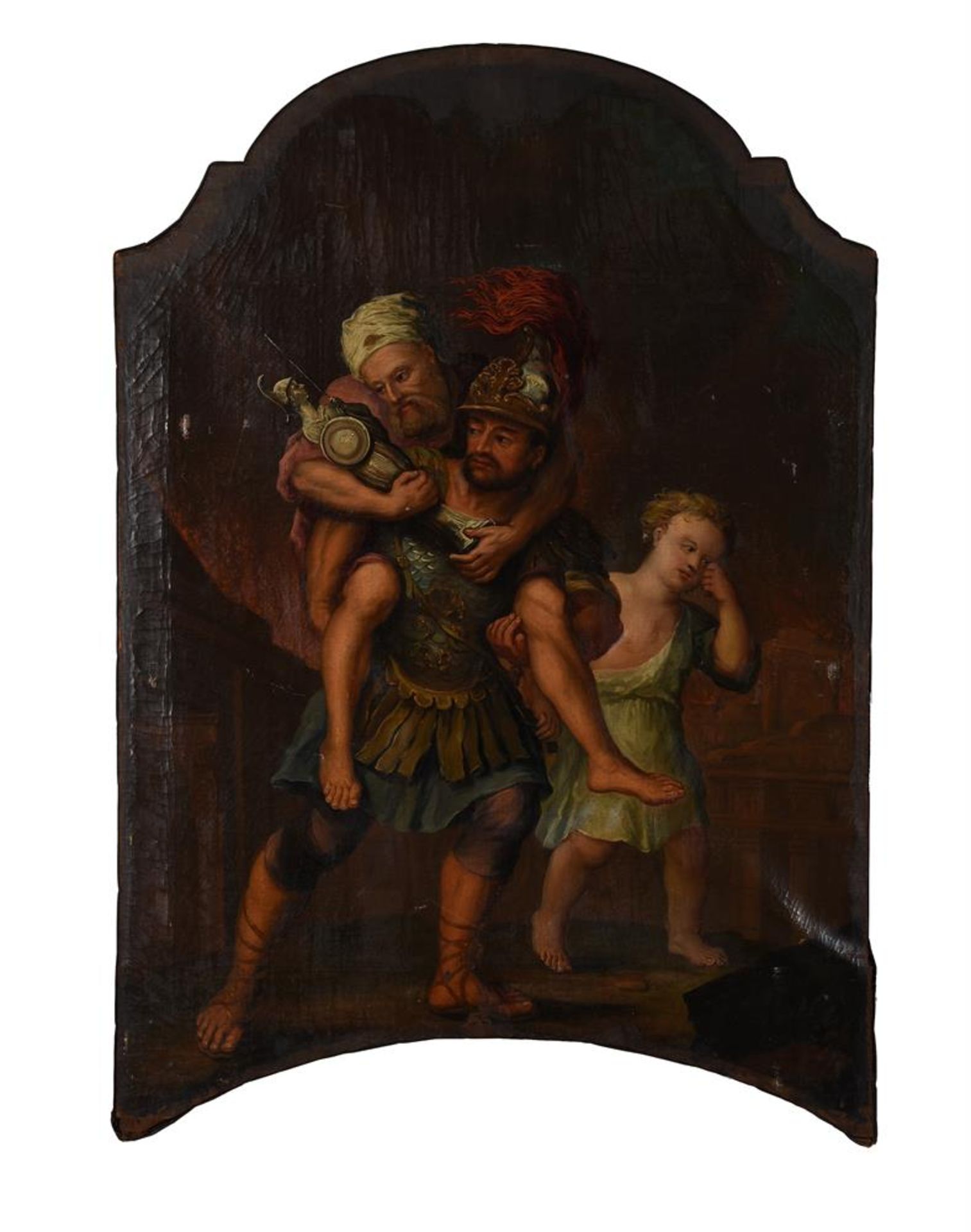 ENGLISH SCHOOL (18TH CENTURY), AENEAS CARRYING HIS FATHER ANCHISES