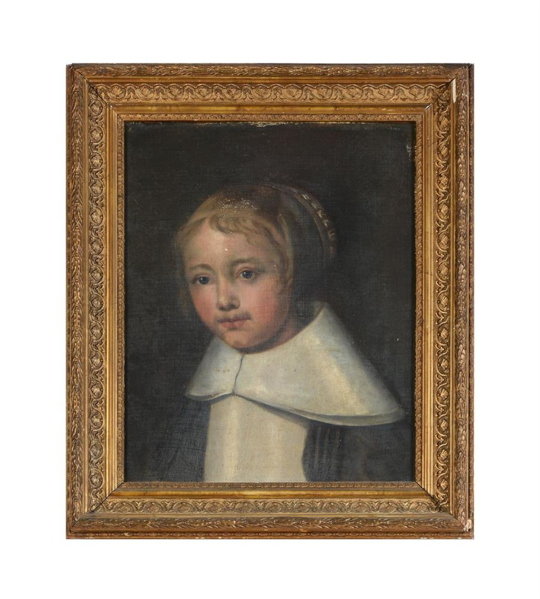 DUTCH SCHOOL (LATE 19TH CENTURY), A STUDY OF A YOUNG GIRL IN 17TH CENTURY COSTUME - Image 2 of 2