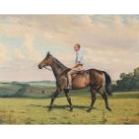 λ MAURICE TULLOCH (BRITISH 1894-1974), BE TRUTHFUL, POINT-TO-POINT, HORSE & RIDER