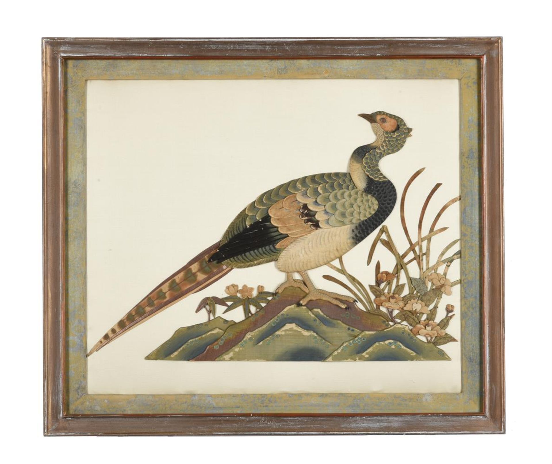 A PAIR OF MIXED MEDIA PICTURES OF BIRDS (20TH CENTURY) - Image 4 of 7