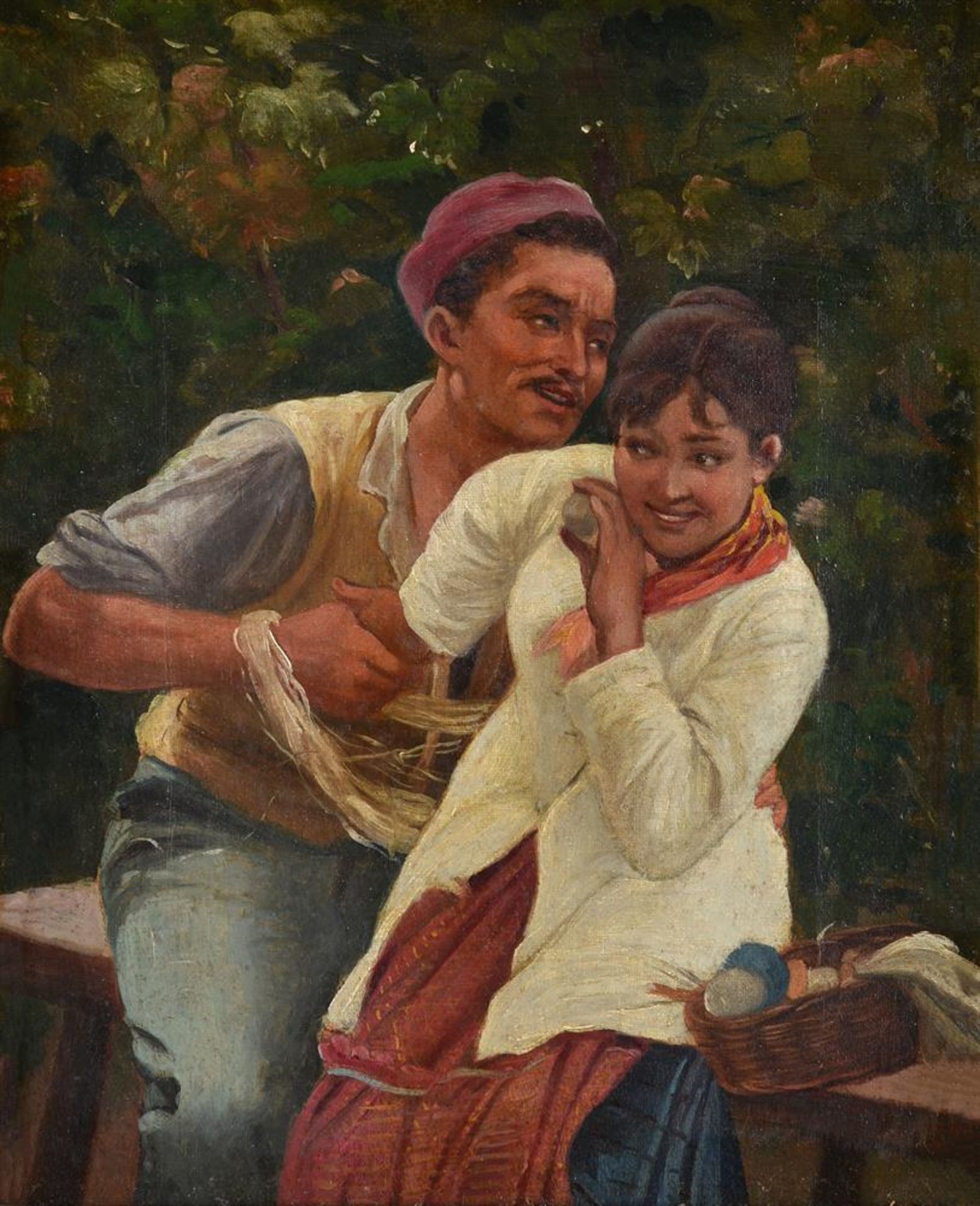 ITALIAN SCHOOL (19TH CENTURY), THE LOVERS