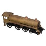 A part built model of a 3 1/2 inch gauge B1 tender locomotive