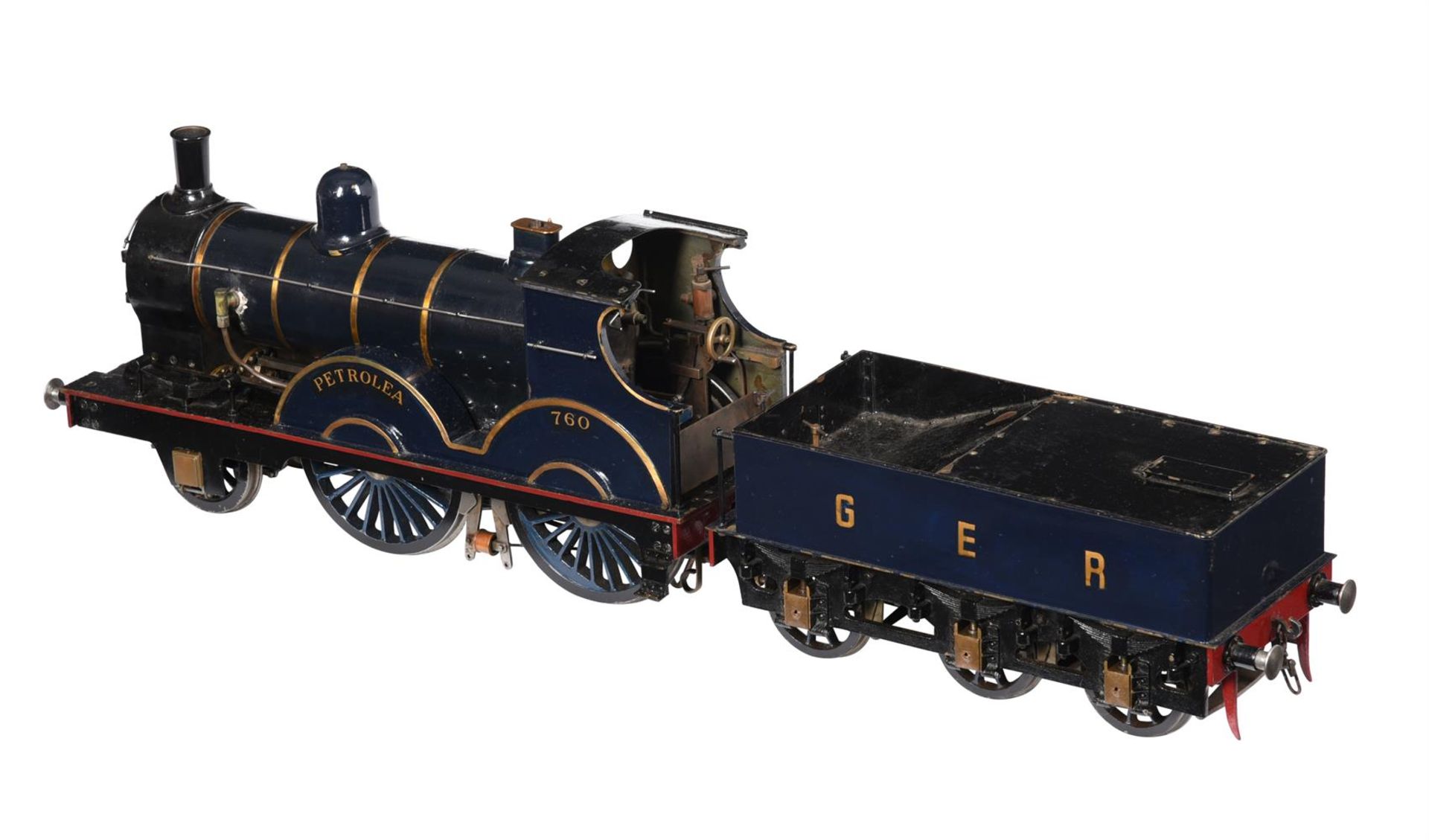 A well-engineered 3 1/2 inch gauge model of GER 2-4-0 Class T19 locomotive No 760 'Petrolea' - Image 3 of 4