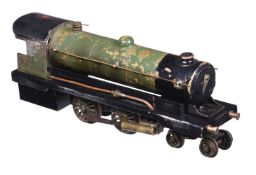 An 0 gauge Bowman Models Model 234 live steam 4-4-0 locomotive