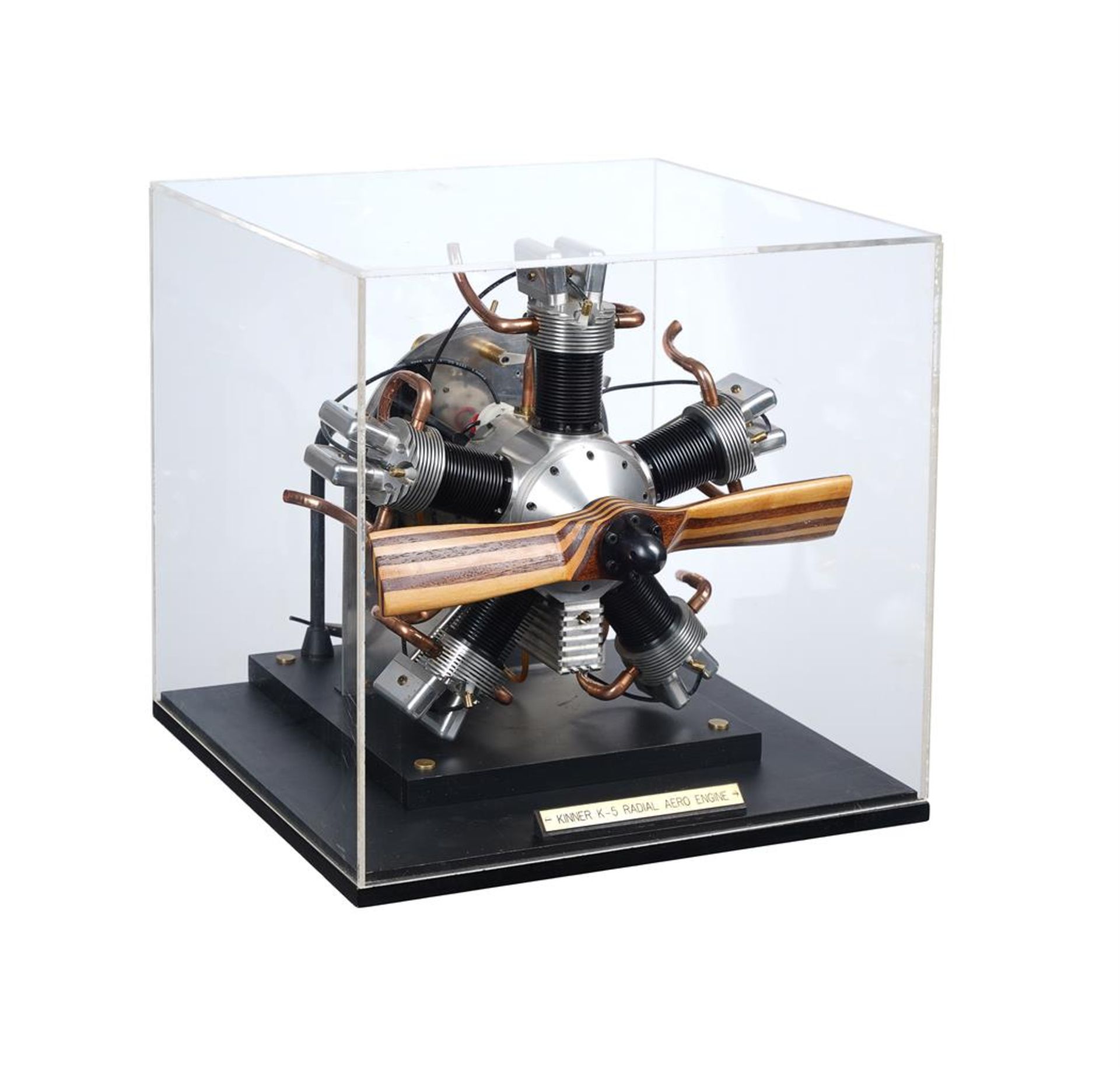 A fine exhibition standard model of a Kinner K-5 radial aero engine - Image 3 of 6