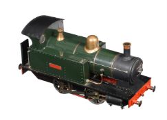 A well-engineered 3 1/2 inch gauge model of an 0-4-0 'Juliet' live steam tank locomotive