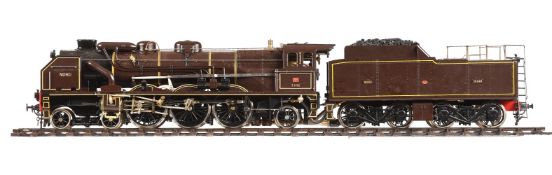 A fine Aster gauge 1 live steam spirit fired model of a SNCF Chapelon Nord 231