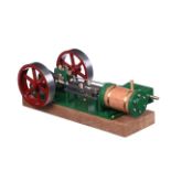A well-engineered model of a horizontal steam mill engine