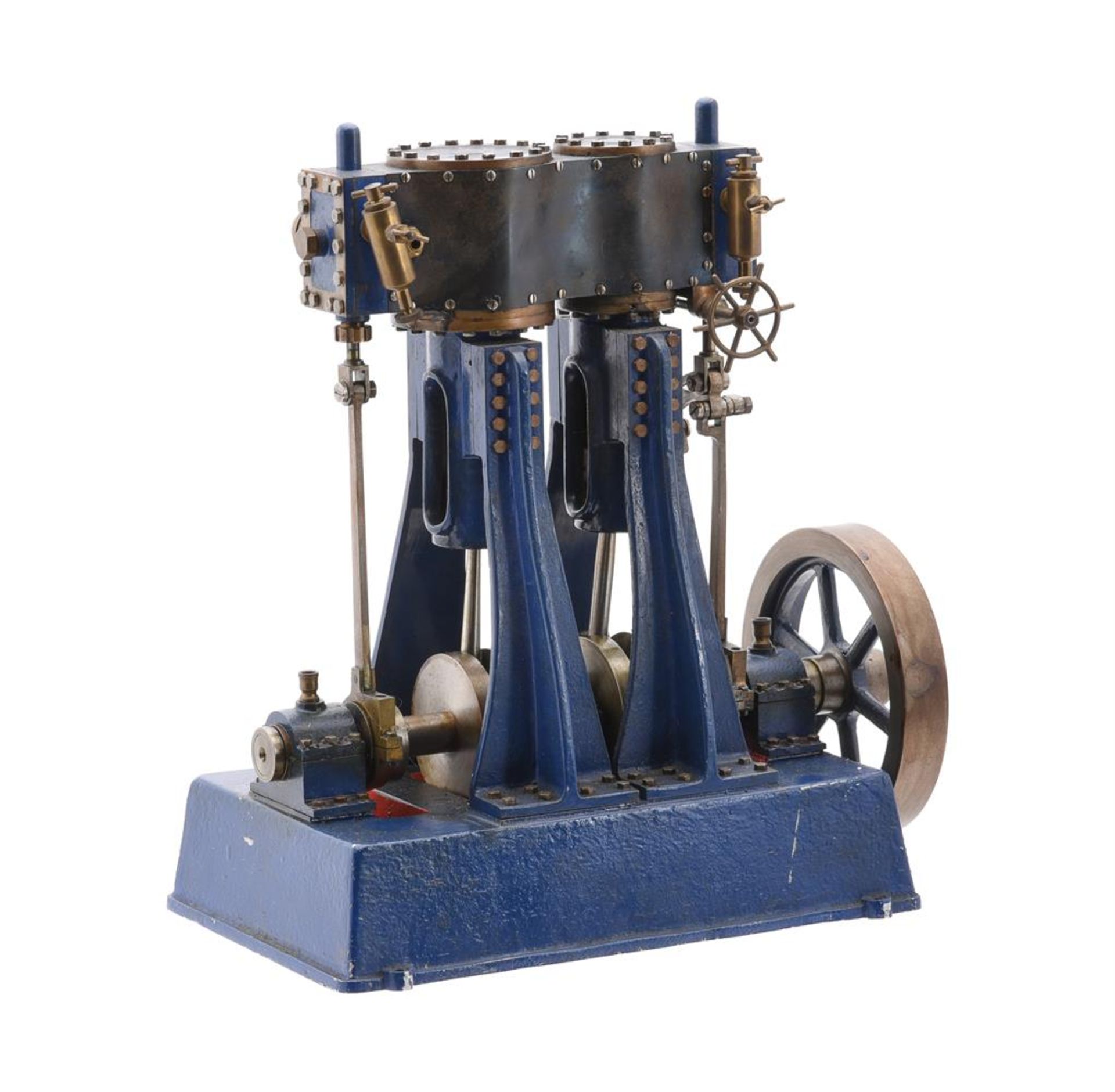 A well-engineered model of a H Clarkson & Son of York vertical compound steam marine engine - Image 3 of 3