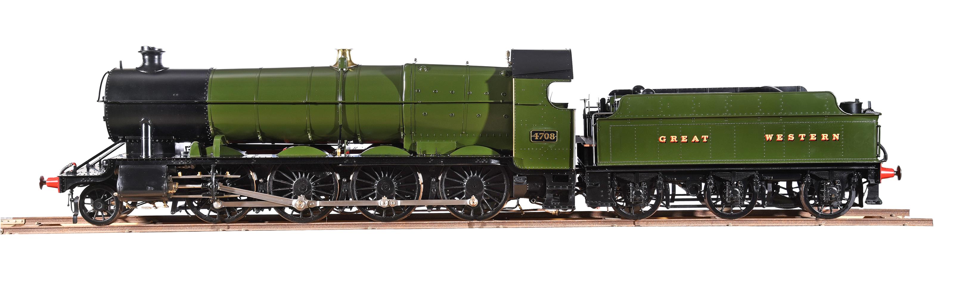 A rare exhibition model of a 7 1/4 inch gauge GWR Class 47xx 2-8-0 locomotive and tender No 4708 - Image 2 of 4