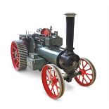 A fine and almost completed 6 inch scale model of a Burrell Compound road locomotive