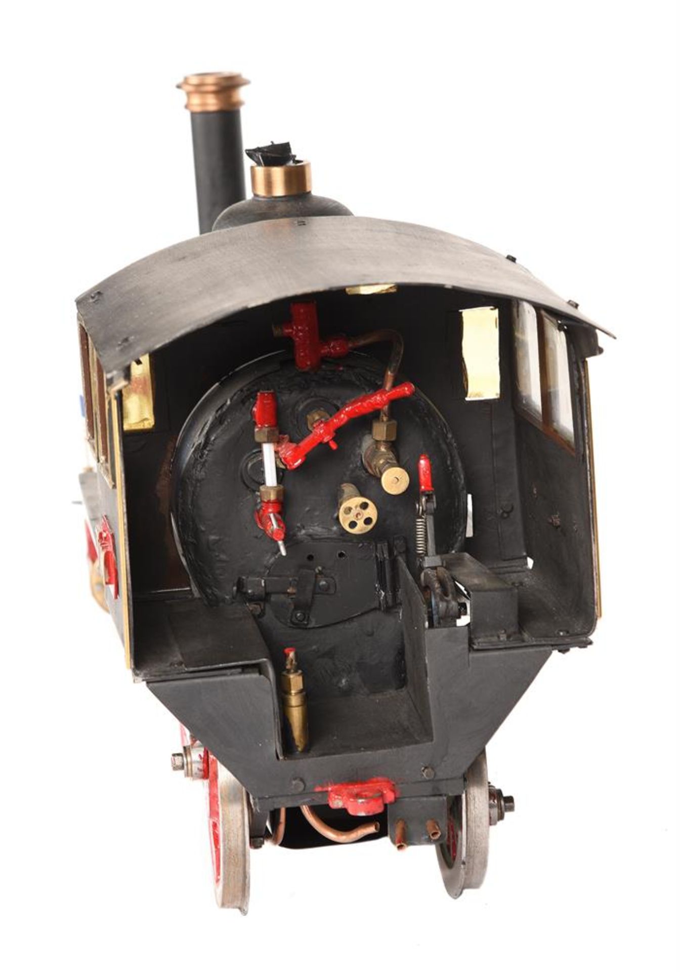 A well-engineered3 1/2 inch gauge model of a 4-4-0 American tender locomotive - Image 3 of 4