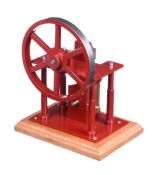 A well-engineered freelance model of an over-crank live steam engine