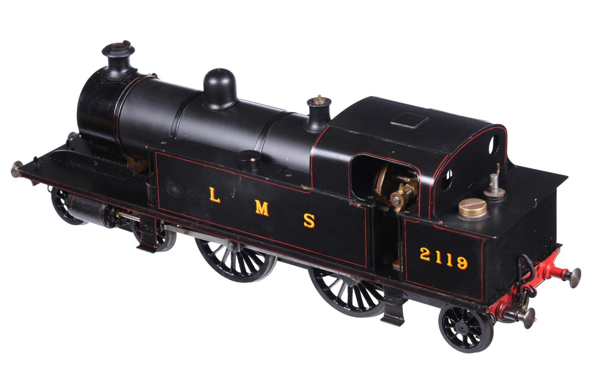 A gauge 1 live steam model of a L M S 4-4-2 Tilbury side tank locomotive No 2119 - Image 3 of 4