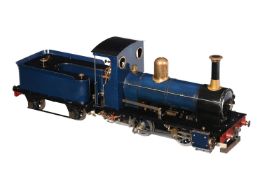 A well-engineered 5 inch gauge model of a 0-4-0 side tank locomotive 'Polly I'